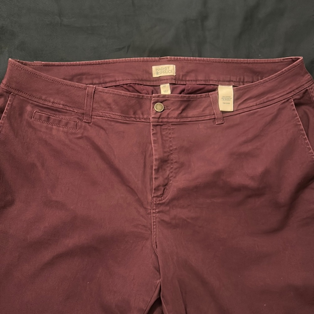 Purple size 22 straight leg pant